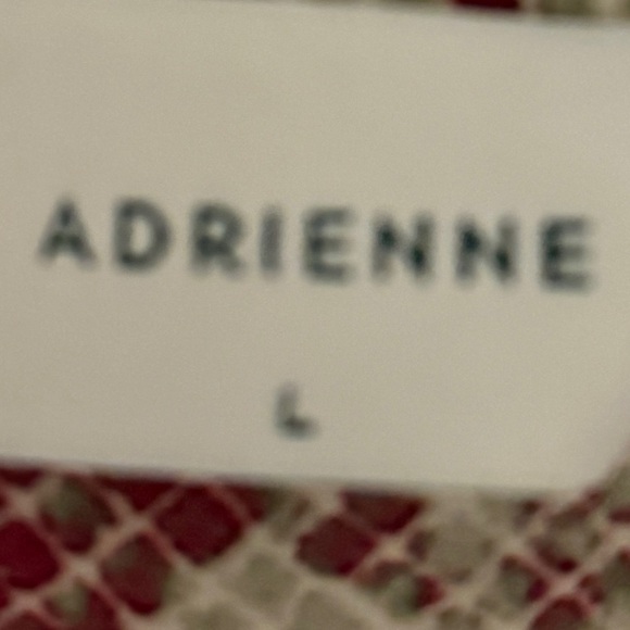 ADRIENNE Snakeskin Print Oversized Top Size Large - Picture 3 of 4